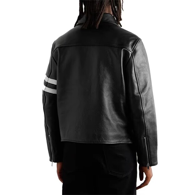 High Quality Autumn Outdoor Mens Leather Jacket