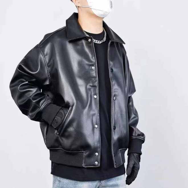 Autumn Plus Size Fashionable Mens Leather Jackets