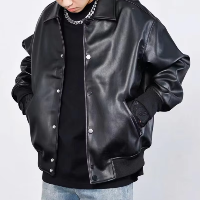 Autumn Plus Size Fashionable Mens Leather Jackets