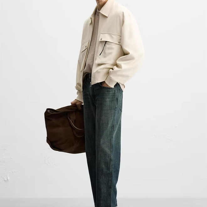 Windproof Warm Loose Fit Retro Streetwear Style Jacket