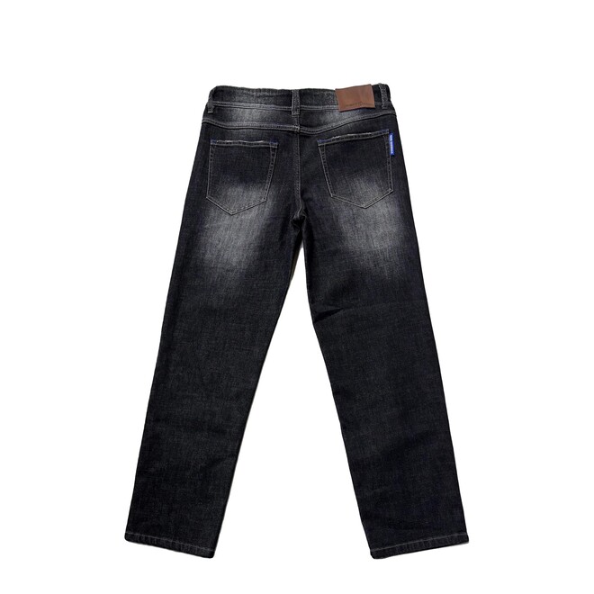Mens Gradient Straight Mid Waist Jeans
