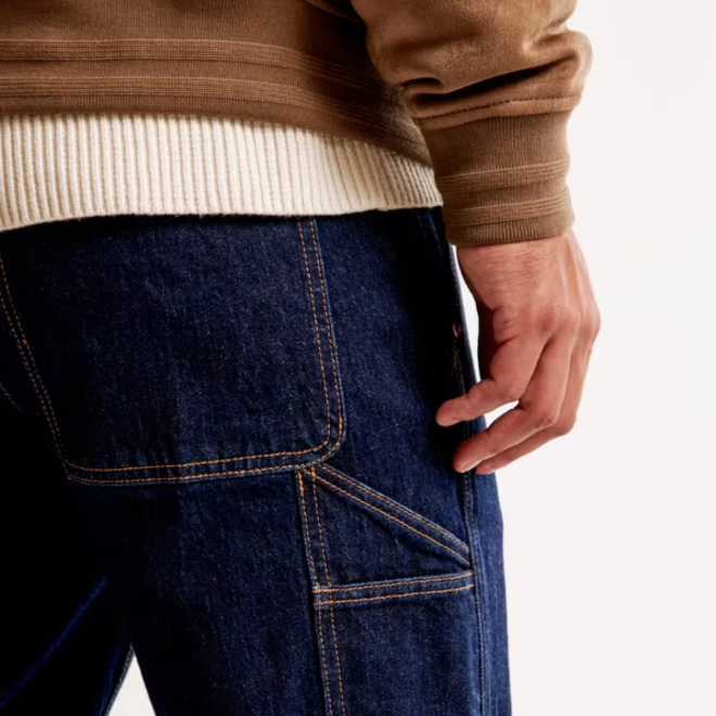 Vintage Cotton Casual Cozy Fashionable High Quality Jeans for Men
