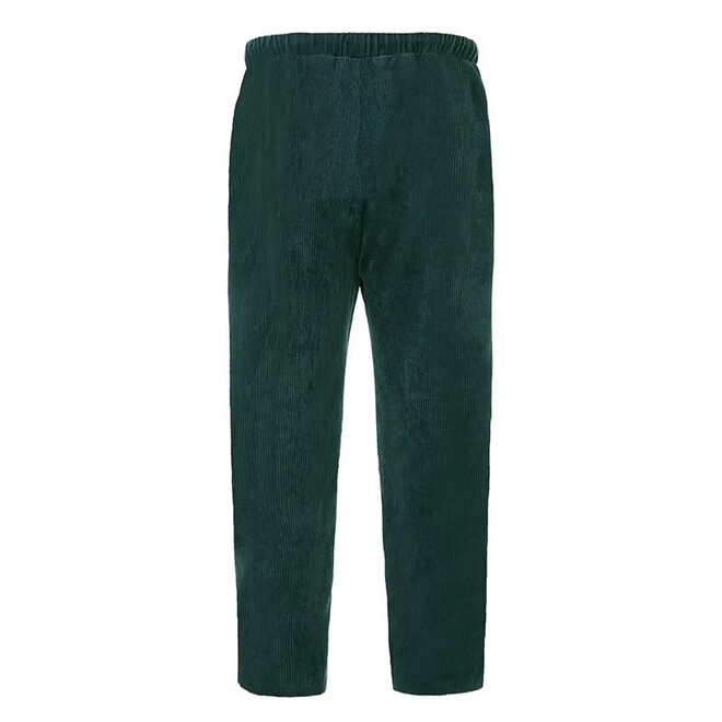 Mens Corduroy Loose Casual Straight Leg Pants