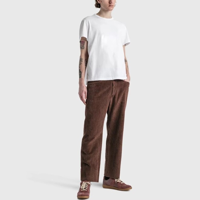 Men Casual Vintage Organic Cotton Corduroy Trousers