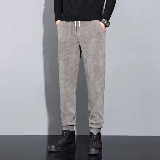Autumn High Quality Korean Casual Fashionable Corduroy Pants