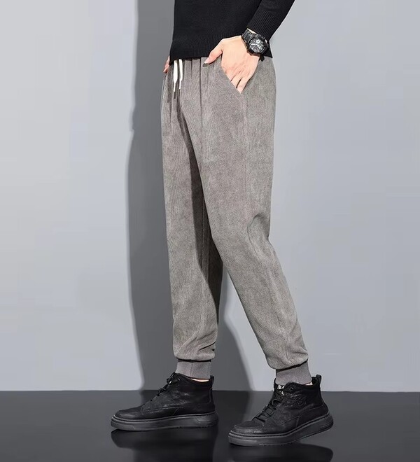 Autumn High Quality Korean Casual Fashionable Corduroy Pants