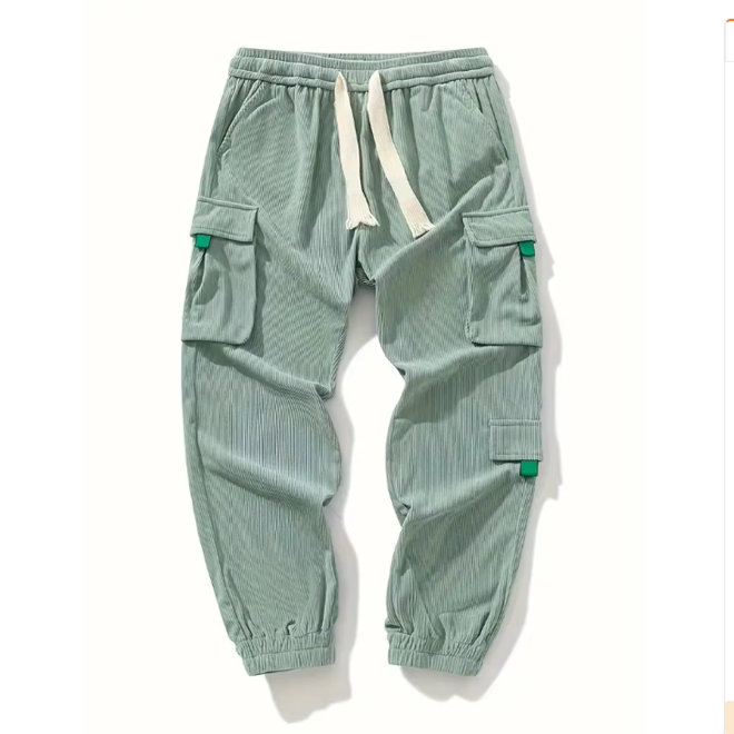 Autumn Warm Thickened Corduroy Mens Trousers
