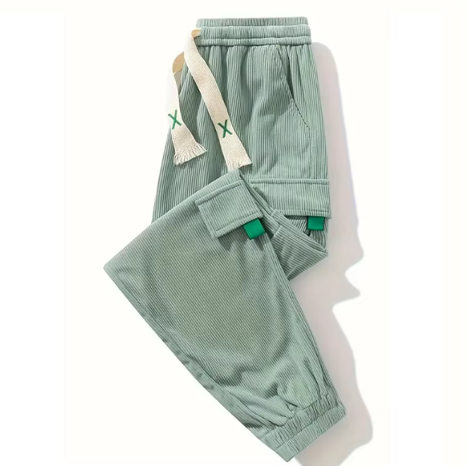 Autumn Warm Thickened Corduroy Mens Trousers
