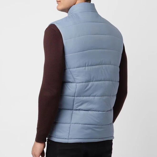 Mens Thickened Bubble Puffer Vest with Pockets