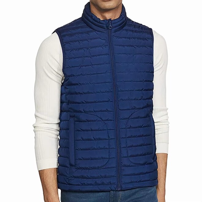 Mens Outdoor Thicken Light Weight Padded Vest