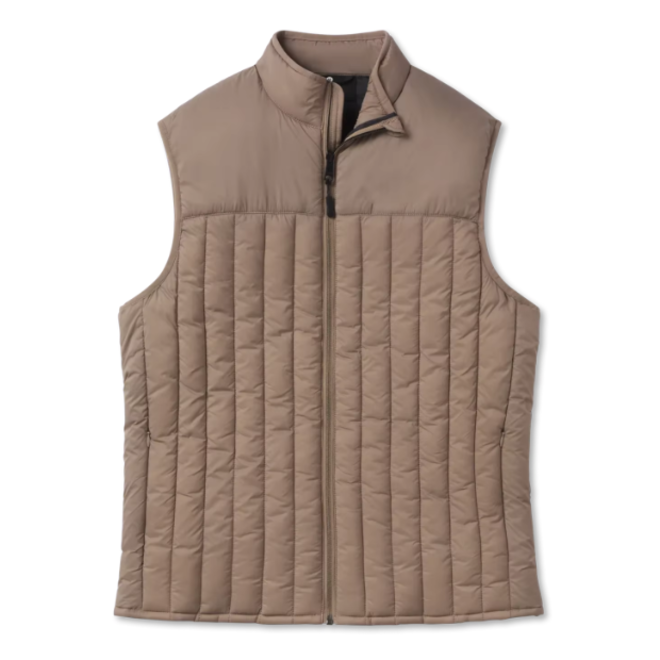 Wholesale 2 Pcs of Cozy Mens Lightweight Casual Stand up Collar Down Jacket Vest