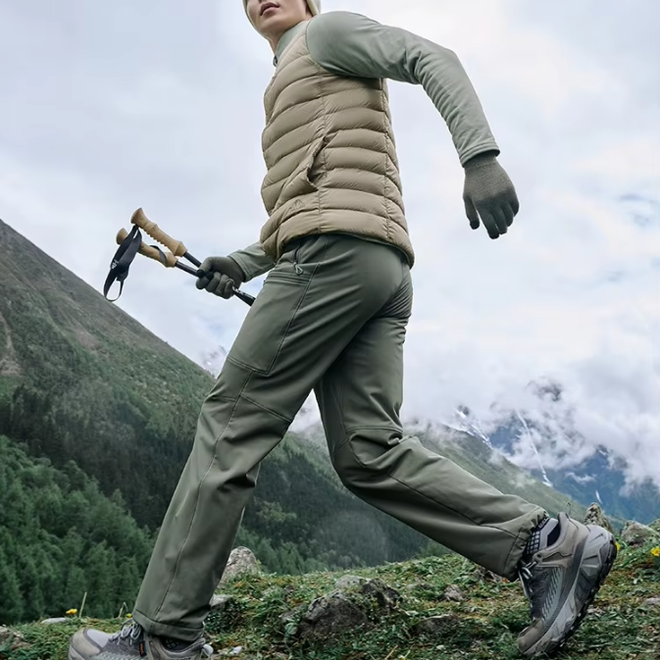 Mens Casual Outdoor 800 Filling Lightweight Warm Mountaineering Windproof Ribs Down Jacket
