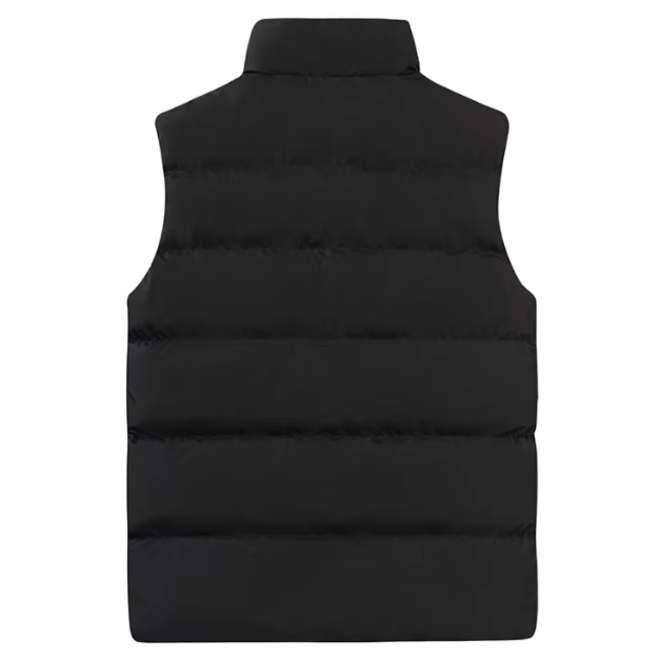 Mens Casual Autumn Down Vest with Zippers