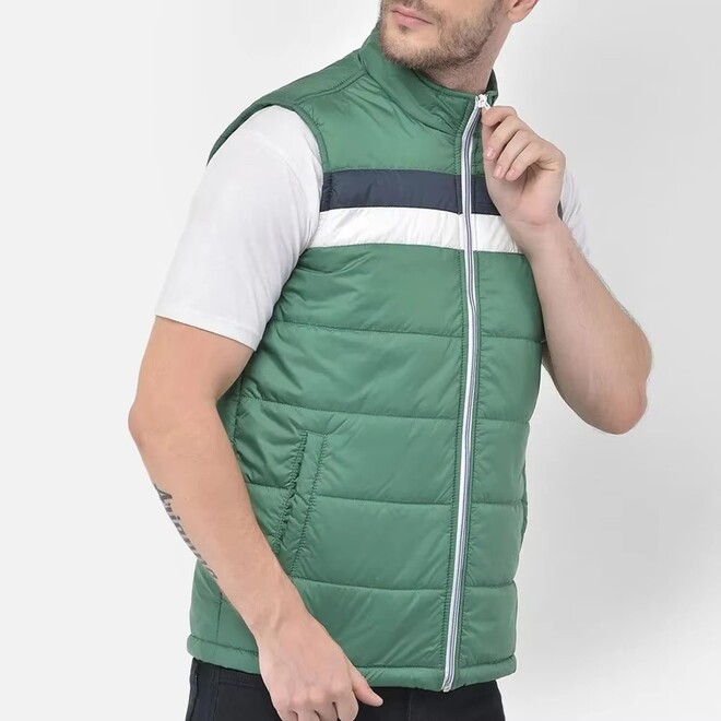 Fashionable Mens Warm Thick Padded Down Puffer Vest