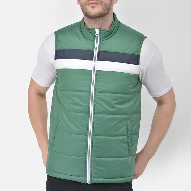 Fashionable Mens Warm Thick Padded Down Puffer Vest