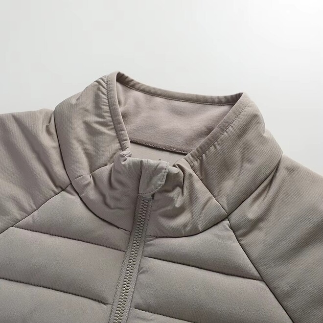 Womens Stand Collar Lightweight Full Zip Windproof Down Vest